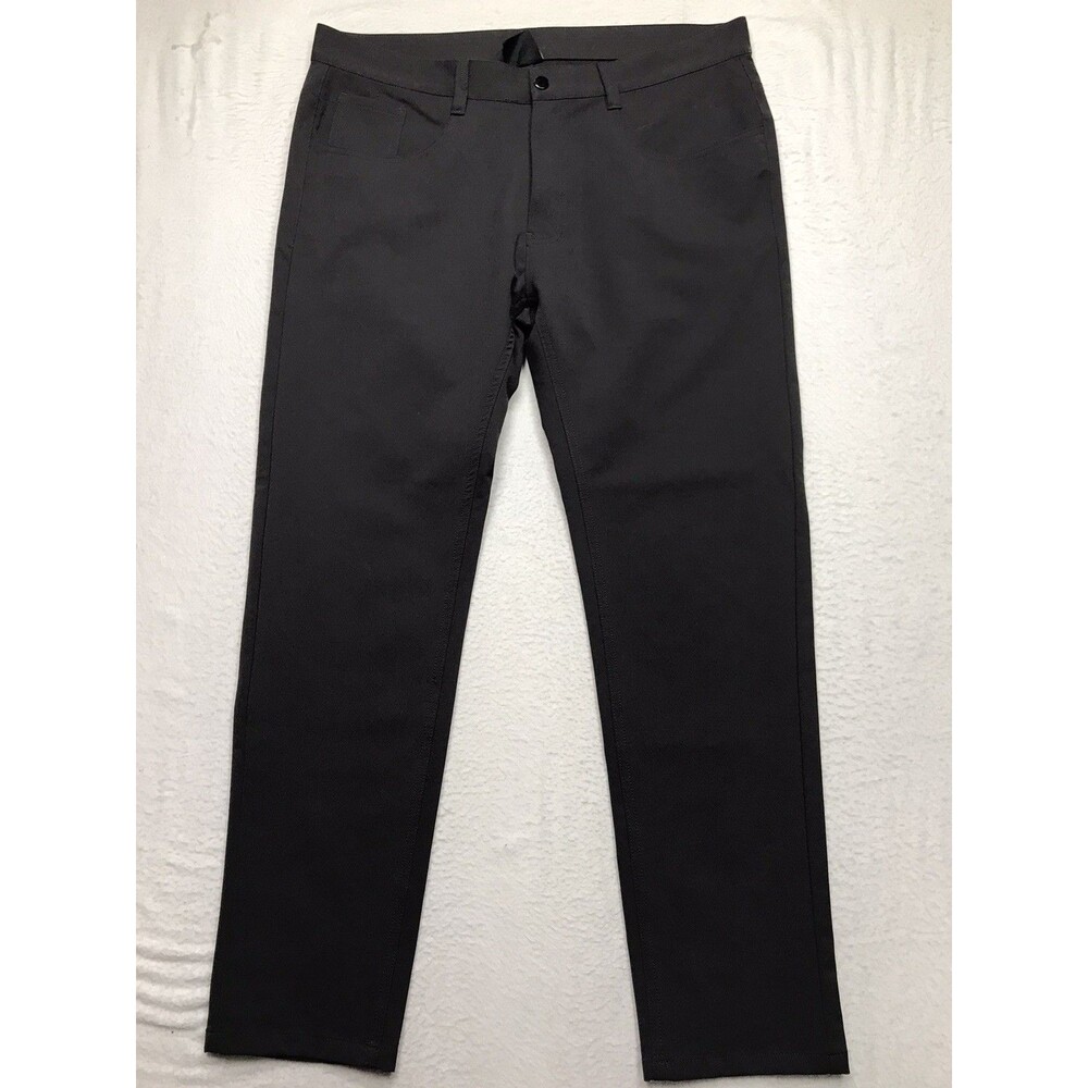 Under 510 U-510 Pants Jon Performance Men 34x28 Charcoal Stretch Golf Chino